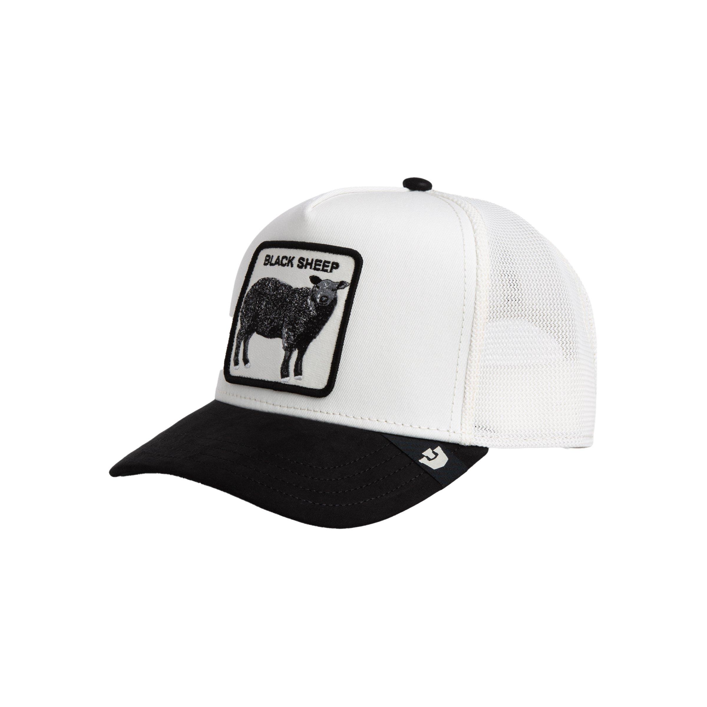 Goorin' Bros Suede Sheep Snapback Hat-White/Black - WHITE/BLACK